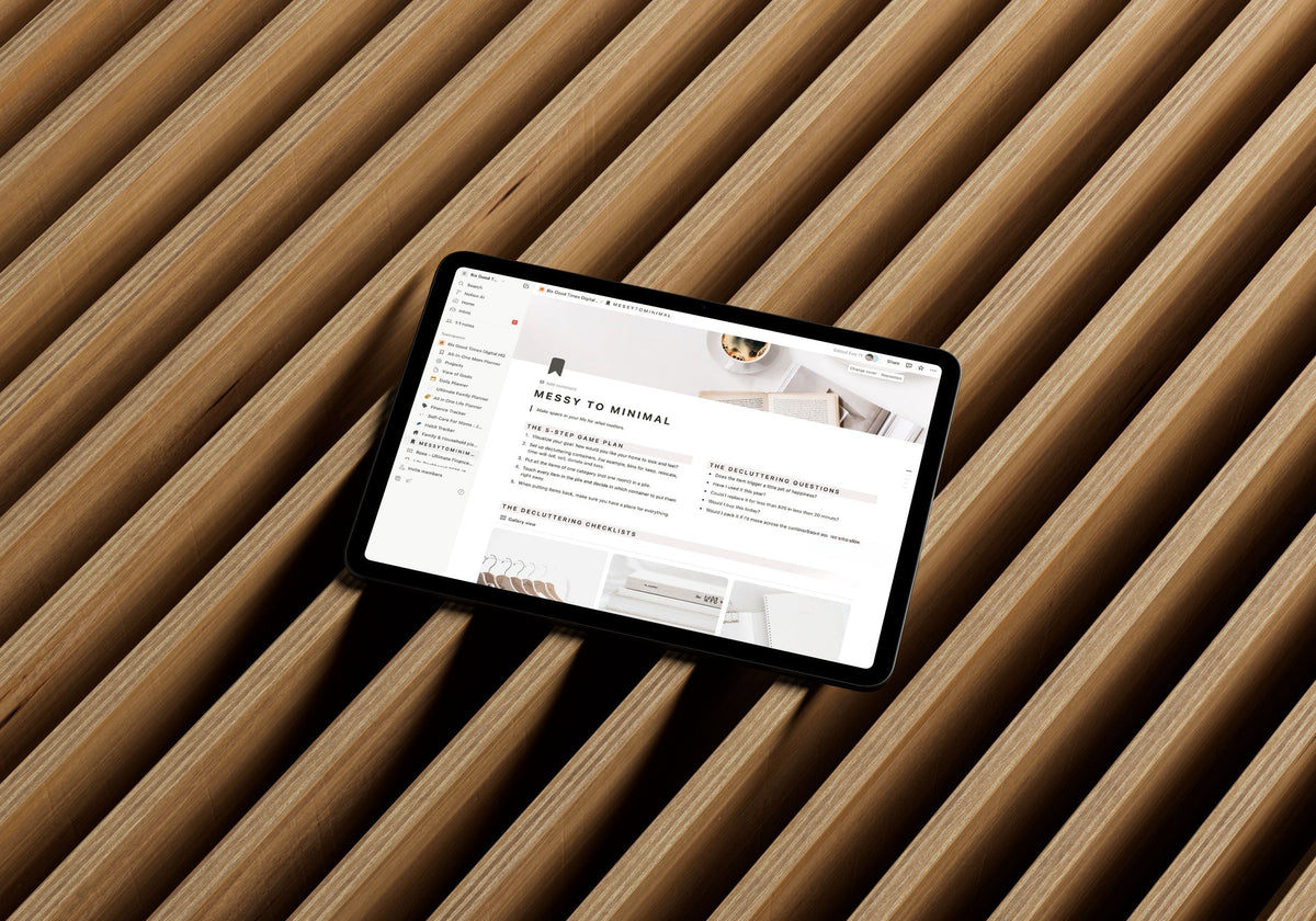 How Notion Templates Can Revolutionize Your Busy Mom Life