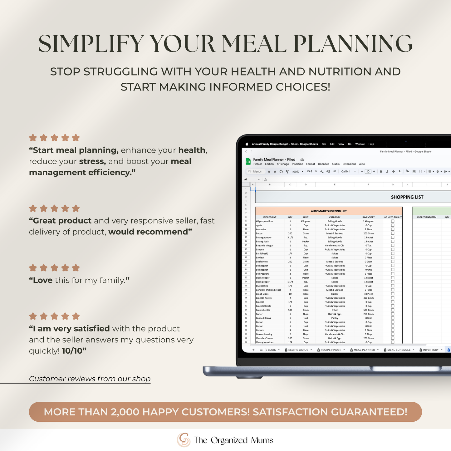 Family Meal Planner