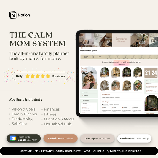 All-in-One Mom Planner (Notion)