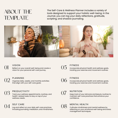 Self-Care & Wellness Planner