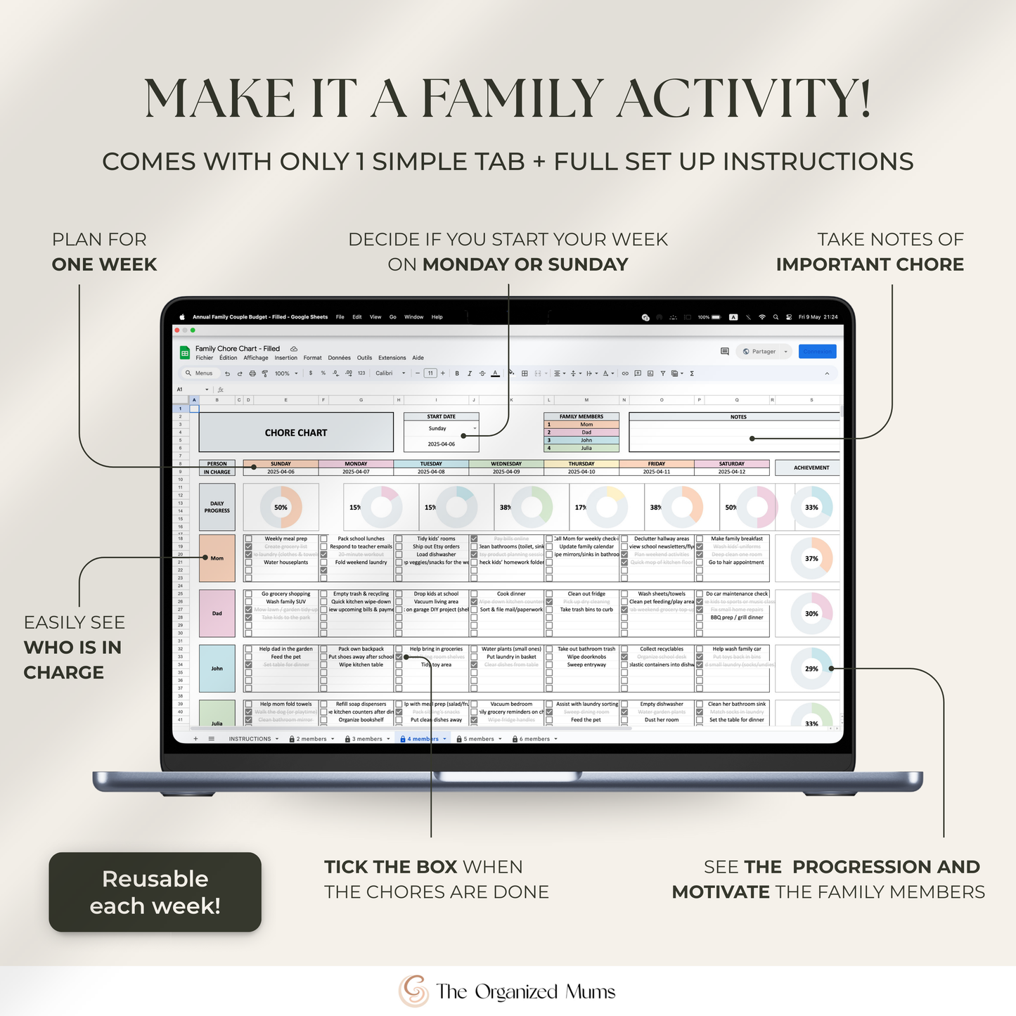 Family Chore Chart
