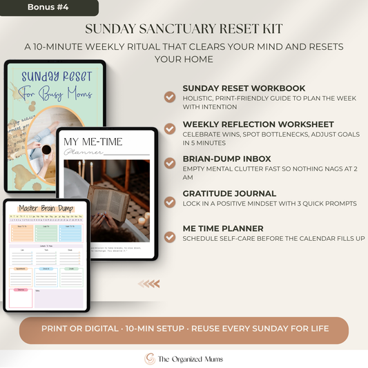 Sunday Sanctuary Reset Kit