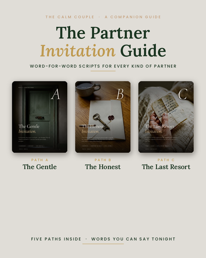 The Partner Invitation Guide — word-for-word scripts, three of five paths previewed